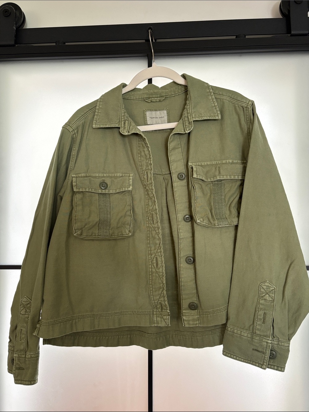 American Eagle Outfitters Olive Utility Jacket